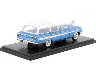 1961 Chevrolet Nomad Station Wagon Azul/Blanco 1:43 NEO Scale Models 46966 Cochesdemetal.es 2
