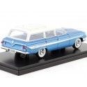 Cochesdememetal.es 1961 Chevrolet Nomad Station Wagon Azul / Blanco 1:43 Modèles à l'échelle Neo 46966