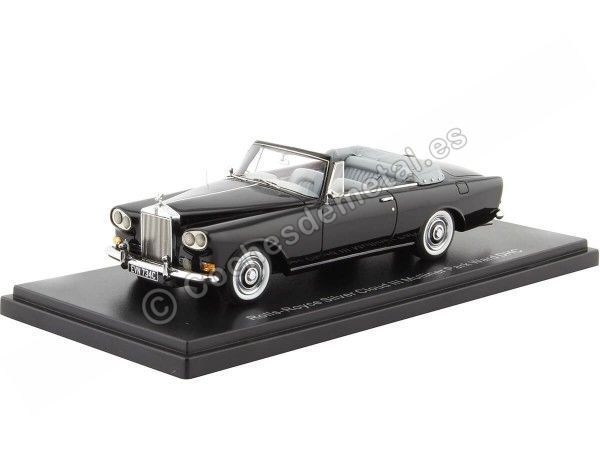 Cochesdememetal.es 1963 Rolls-Royce Silver Cloud III Mulliner Park Ward DHC Negro 1:43 NEO SCALE Models 44197