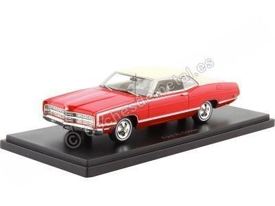 Cochesdemetal.es 1969 Ford XL Coupé Rojo / Beige 1:43 Modèles de l'échelle Neo 44721