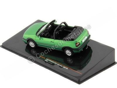 Cocheesdemetal.s 1995 wags de personnes de VW Gulf Cabbrilet Mk III Verde Metalzado 1:43 Ixo Modèles CLC427N 2