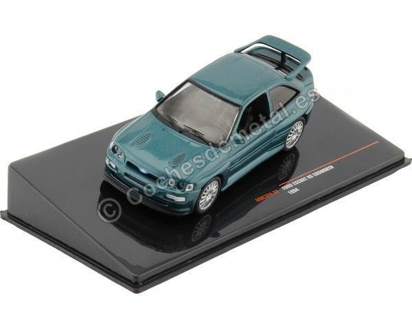 Cochesdemetal.es 1994 Ford Escort RS Cosworth Metallic Green 1:43 IXO MODELS MOC324