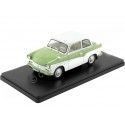 CARSDEMETAL.ES 1957 Trabant P 50 blanc / vert 1:24 Whitebox 124117