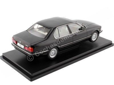 Cochesdemetal.es 1992 BMW 750i (E32) Negro Metalizado 1:18 MC Group 18162 2