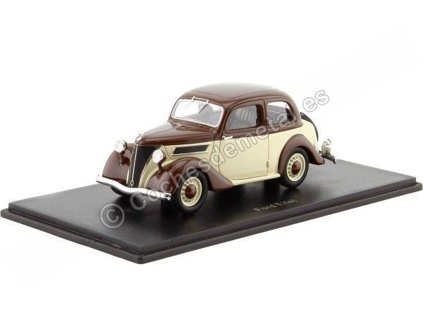 Cochesdemetal.es 1938 Ford Eifel Marrón / Beige 1:43 Modèles à l'échelle NEO 44548