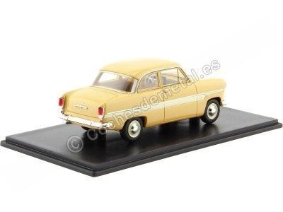 Cochesdemetal.es 1959 Ford Taunus 12M (G13AL) Limousine Beige / Blanco 1:43 Modèles à l'échelle Neo 45927 2