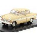 Cochesdemetal.es 1959 Ford Taunus 12M (G13AL) Limousine Beige / Blanco 1:43 Modèles à l'échelle Neo 45927