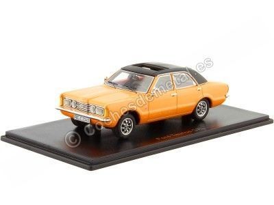 Cochesdemetal.es 1973 Ford Taunus GXL Naranja / Black 1:43 Modèles à l'échelle Neo 45134