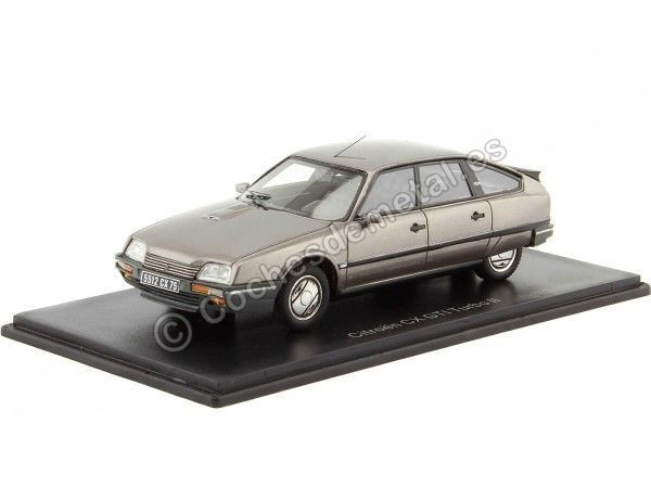 CARSDEMETAL.ES 1986 Citroen CX GTI Turbo 2 Gray métallique 1:43 Modèles à l'échelle Neo 45512