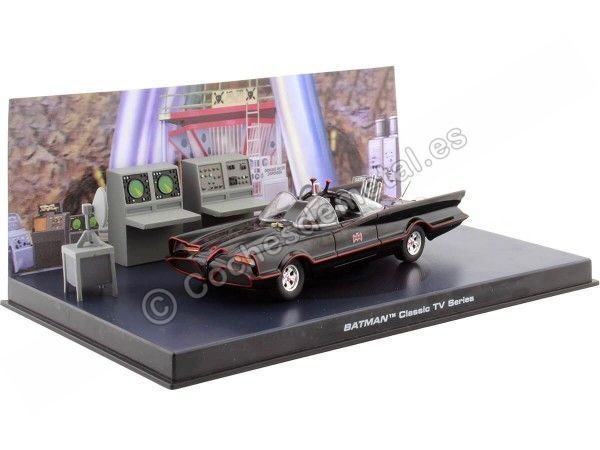 Cochesdemetal.es 1966 Batman Automobilia Batmobile "Series télévisées" Negro 1:43 Salvat Bat002