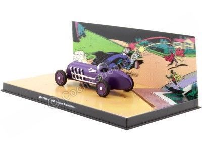 Cochesdemetal.es 1949 Batman Automobilia Batmobile "Nº52 Joker Roadster" Violeta 1:43 Salvat BAT053 2