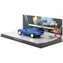 Cochesdememetal.es 2010 Batman Automobilia Batmobile "Odyssey 1" Azul 1:43 enregistré BAT063