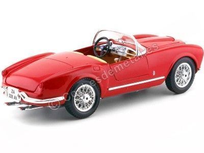 Cochesdemetal.es 1955 Lancia Aurelia B24 Spider Rojo 1:18 Bburago 12048 2