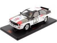 1982 Audi Quattro Nº3 Mikkola/Hertz Ganador Rallye 1000 Lakes 1:18 IXO Models 18RMC094A