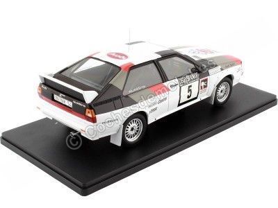 Cochesdemetal.es 1982 Audi Quattro Nº5 Blomqvist/Cederberg Rallye 1000 Lakes 1:18 IXO Models 18RMC094B 2