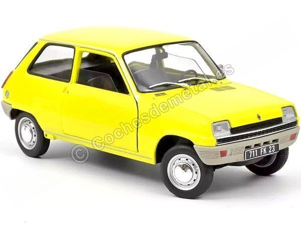 Cochesdemetal.es 1974 Renault 5 R5 Amarillo 1:18 Norev 185173