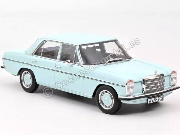 Cochesdemetal.es 1968 Mercedes-Benz 200 Azul Claro 1:18 Norev HQ 183777