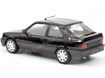 1990 Peugeot 309 GTi Negro 1:18 Norev 184885 Cochesdemetal.es 2
