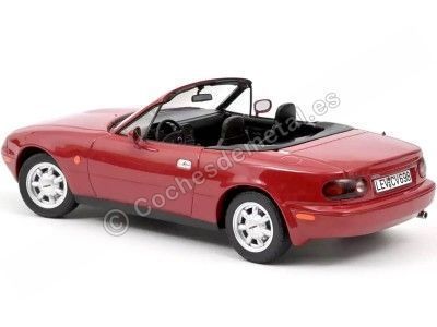 Cochesdemetal.es 1989 Mazda MX-5 Rojo 1:18 Norev 188020 2
