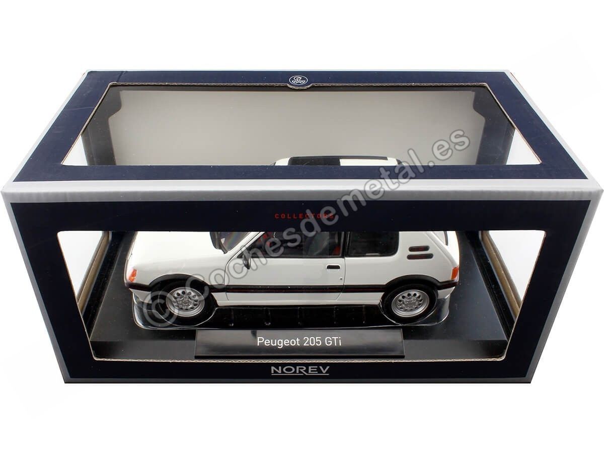 Voiture Miniature Peugeot 205 GTI 1.6 1988 White 1/18 - 184849 NOREV