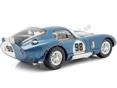 1965 Shelby Cobra Daytona Coupe Azul/Blanco 1:18 Shelby Collectibles 130 Cochesdemetal.es 2