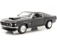 1969 Ford Mustang Boss 429 Negro Cuervo 1:24 Welly 24067