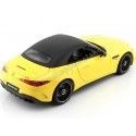 Cochesdemetal.es 2022 Mercedes-Benz AMG SL 63 4Matic Convertible (R232) Amarillo Solar 1:18 iScale 180052