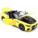 Cochesdemetal.es 2022 Mercedes-Benz AMG SL 63 4Matic Convertible (R232) Amarillo Solar 1:18 iScale 180052