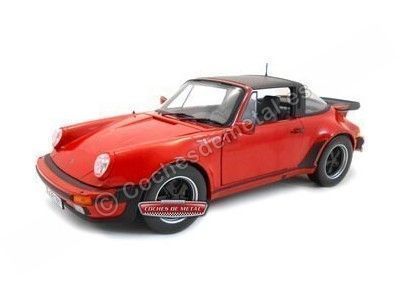 Cochesdemetal.es 1987 Porsche 911 Turbo 3.3L Targa Rojo Metalizado Norev 187546 2