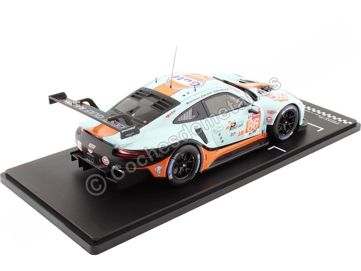 Ixo 1/18 Porsche 911 (991) RSR #86 24h Le Mans 2018 Gulf