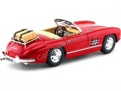 Cochesdemetal.es 1957 Mercedes-Benz 300 SL W198 Touring Rojo 1:18 Bburago 12049 2