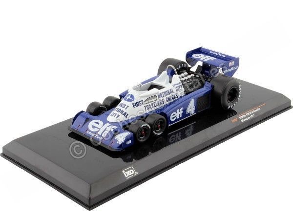 Cochesdemetal.es 1977 Tyrrell P34 Nº4 Depailler GP F1 Bélgica 1:24 IXO Models 24F002