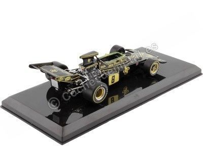 Cochesdemetal.es 1972 Lotus 72D Nº8 Fittipaldi Ganador GP F1 Gran Bretaña y Campeón Mundial 1:24 IXO Models 24F003 2