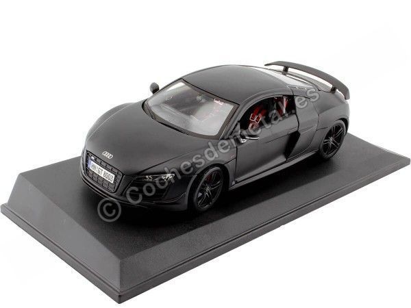 Cochesdemetal.es 2010 Audi R8 GT Negro Mate 1:18 Maisto 31395