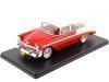 Cochesdemetal.es 1956 Chevrolet Bel Air 4 Puertas Sedan Rojo/Blanco 1:24 WhiteBox 124121