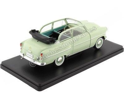 Cochesdemetal.es 1954 Opel Olympia Rekord Verde Claro 1:24 WhiteBox 124120 2