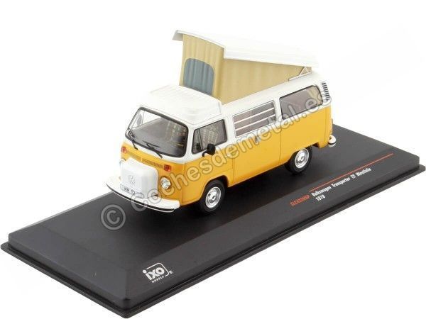 Cochesdemetal.es 1978 Volkswagen VW T2 Westfalia Amarillo/Beige 1:43 IXO Models CLC422NSP