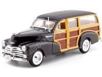 1948 Chevrolet Fleetmaster Marrón/Madera 1:24 Welly 22083