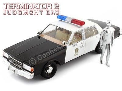 1987 Chevrolet Caprice Metropolitan Police "T-1000 Terminator 2" 1:18 Greenlight 19105 Cochesdemetal.es