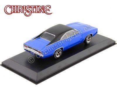 Cochesdemetal.es 1968 Dodge Charger "Christine" Azul 1:43 Greenlight 86531 2