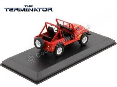 1983 Jeep Renegade CJ-7 "Terminator" Rojo 1:43 Greenlight 86533 Cochesdemetal.es 2