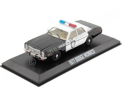 Cochesdemetal.es 1977 Dodge Monaco "Police Roseville" Negro / Blanco 1:43 Greenlight 86588