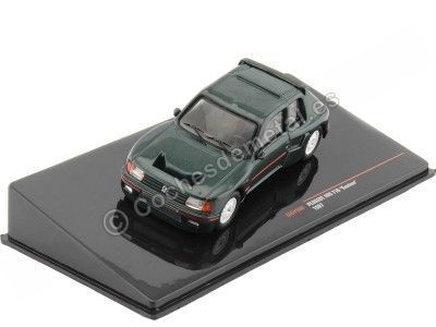 Cochesdemetal.es 1987 Peugeot 205 Turbo 16 Custom Verde Oscuro 1:43 IXO Models CLC416N