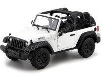 2014 Jeep Willys Wrangler 3.6L Open Top Blanco 1:18 Maisto 31610