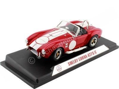 Cochesdemetal.es 1965 Shelby Cobra 427 Super Snake Rojo-Blanco 1:18 Shelby Collectibles 122