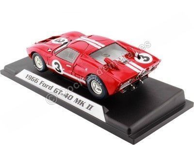 1966 Ford GT40 Mark II "24h. LeMans" 1:18 Shelby Collectibles 406 Cochesdemetal.es 2