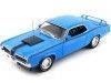 Cochesdemetal.es 1970 Mercury Cougar Eliminator Hardtop MCACN Azul/Negro 1:18 Auto World AMM1253
