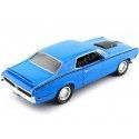 Cochesdemetal.es 1970 Mercury Cougar Eliminator Hardtop McAcn Azul / Negro 1:18 Auto World AMM1253