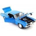 Cochesdemetal.es 1970 Mercury Cougar Eliminator Hardtop McAcn Azul / Negro 1:18 Auto World AMM1253