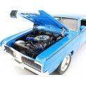 Cochesdemetal.es 1970 Mercury Cougar Eliminator Hardtop McAcn Azul / Negro 1:18 Auto World AMM1253